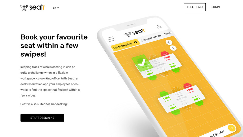 Seatr.io Landing Page