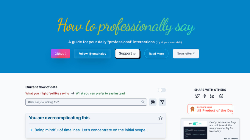 How to professionally say Landing Page