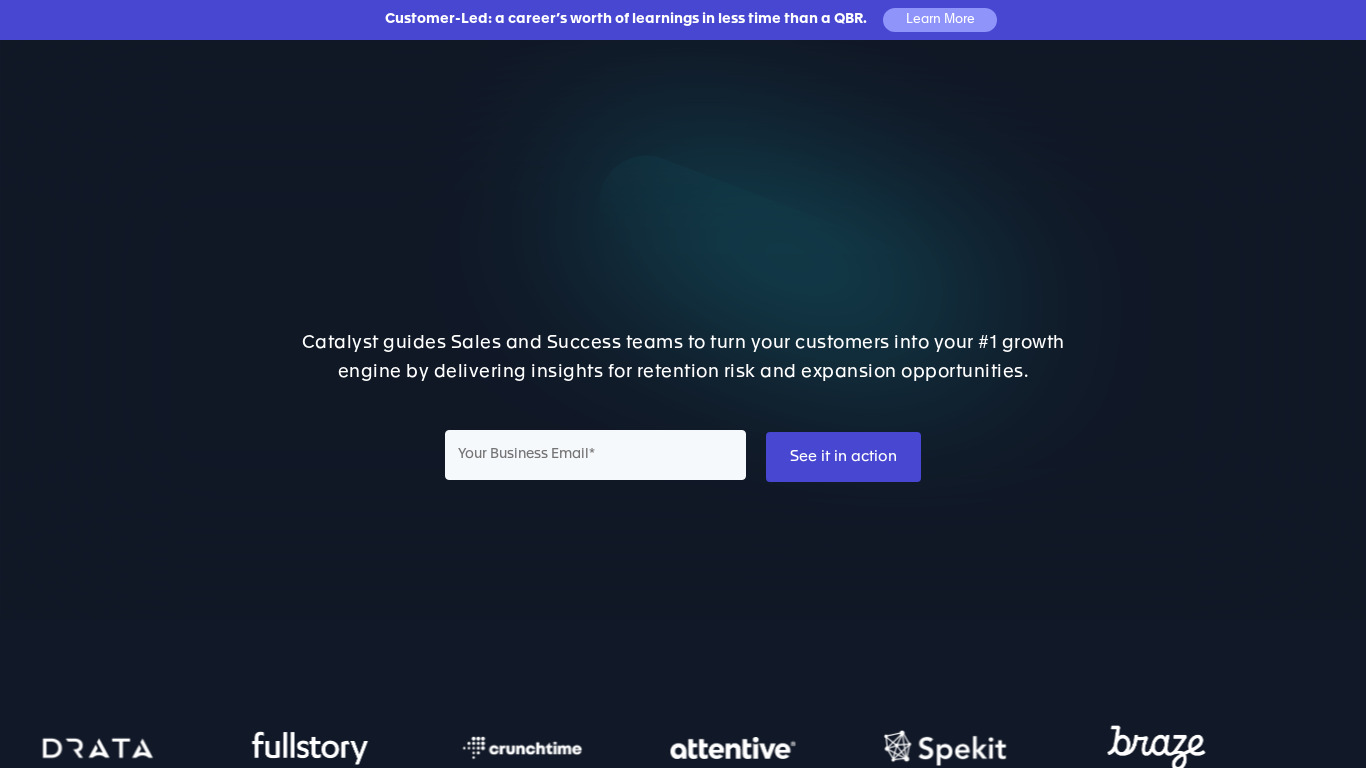 Catalyst CSP Landing page