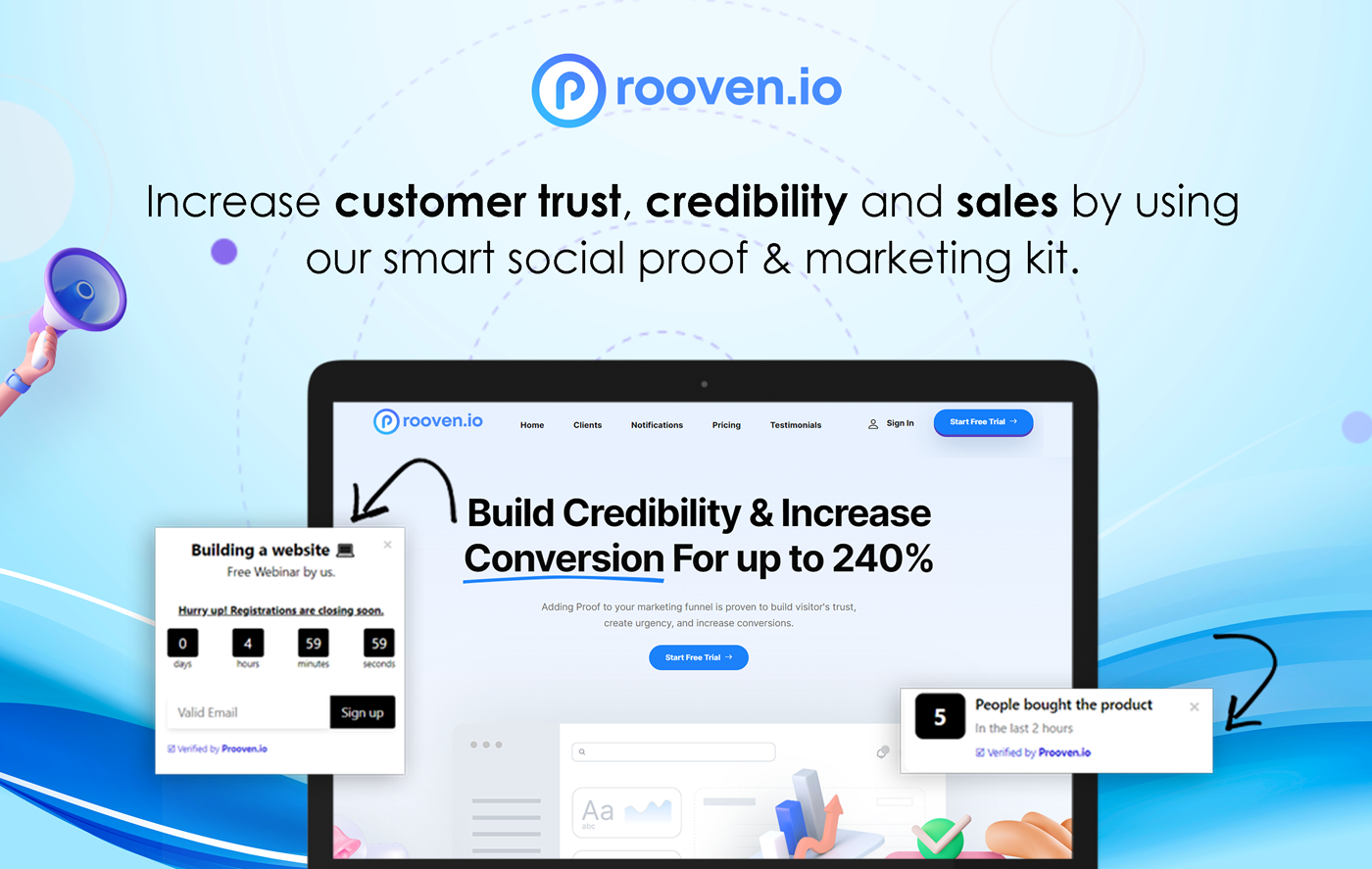 Prooven.io Landing page