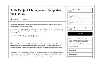 Agile Project Management for Notion image