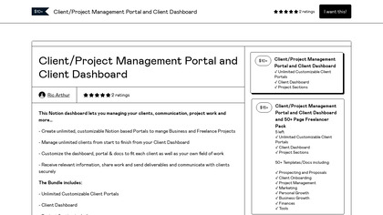 Project Portal & Client Dashboard image