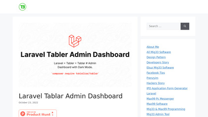 Laravel Admin Dashboard image
