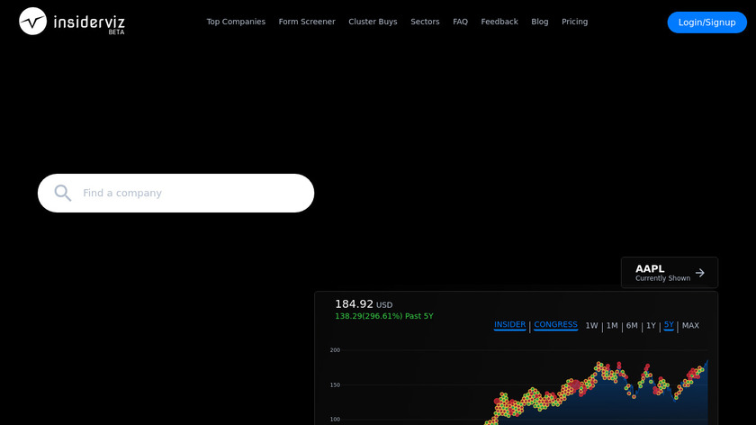 insiderviz Landing Page