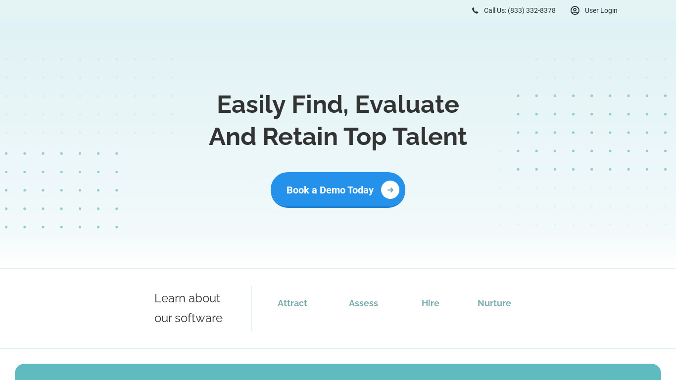 Discovered ATS Landing page