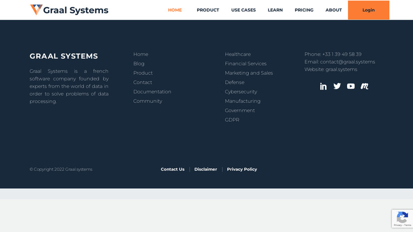 GraalSystems Landing Page
