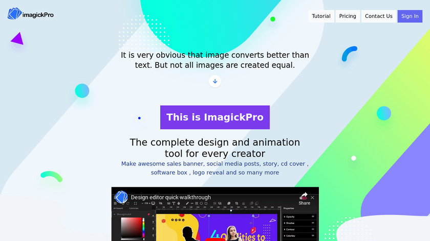 ImagickPro Landing Page