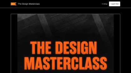 The Design Masterclass image
