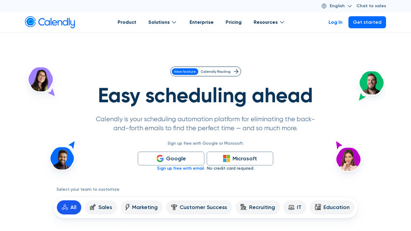 Calendly Landing Page