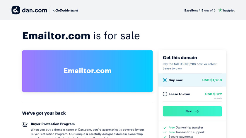 Emailtor Landing Page