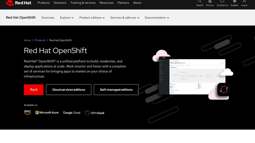 OpenShift Landing Page