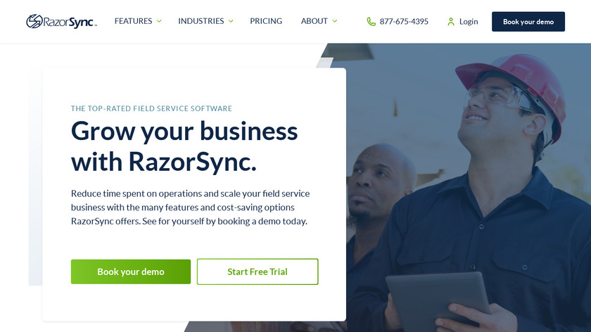 RazorSync Landing Page