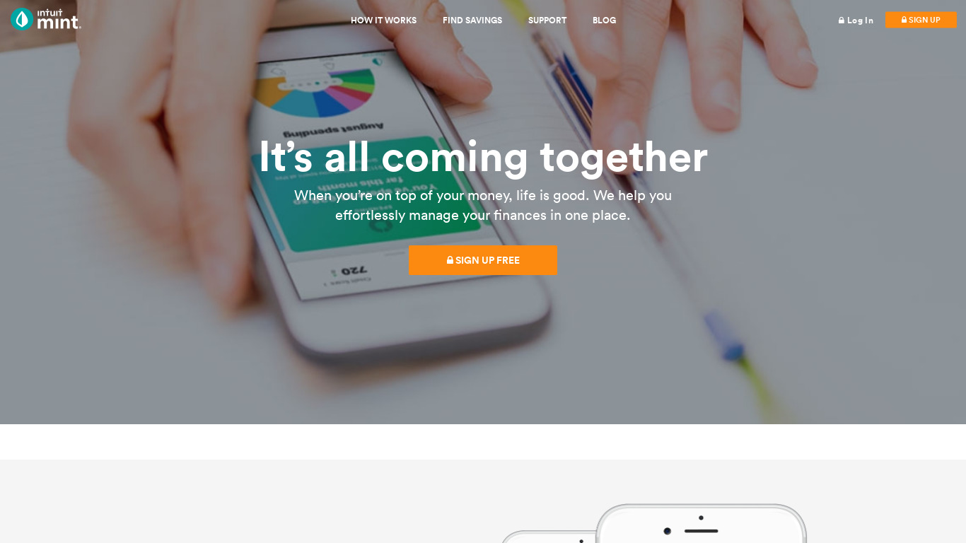 Pageonce Landing page