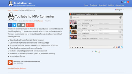 MediaHuman YouTube to MP3 Converter image