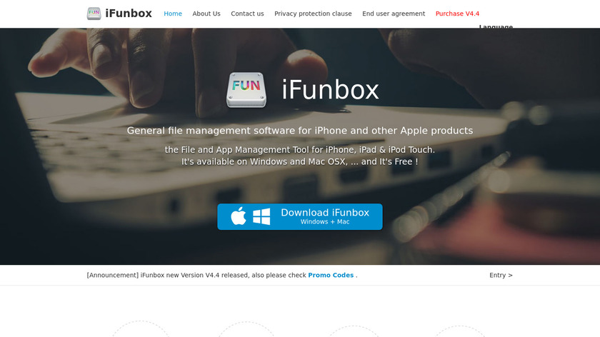 i-FunBox Landing Page