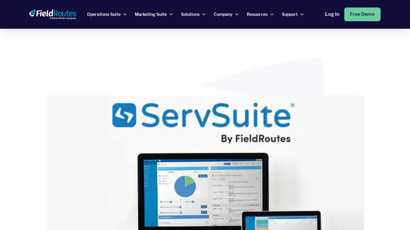 ServSuite Landing page