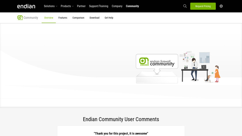 Endian Firewall Community Landing Page
