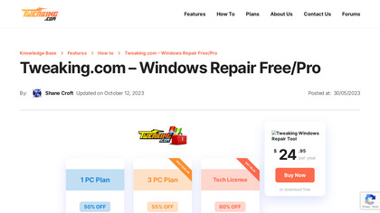 Tweaking.com - Windows Repair image