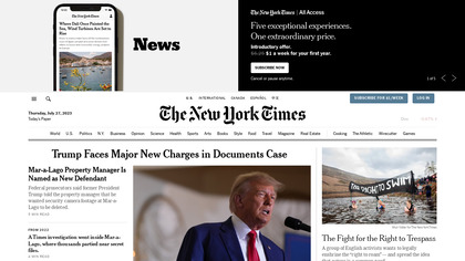 The New York Times screenshot