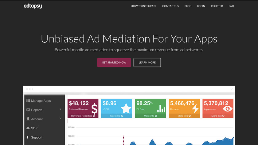AdTapsy Landing Page