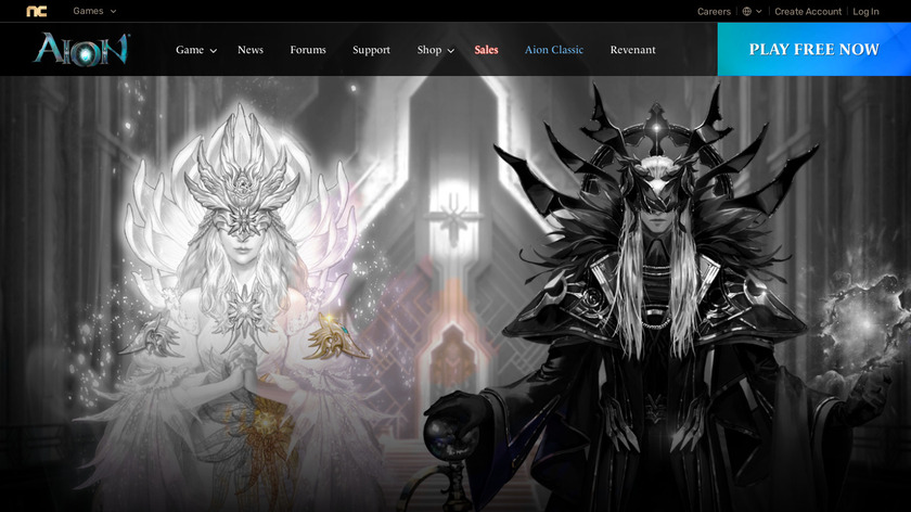 Aion Landing Page