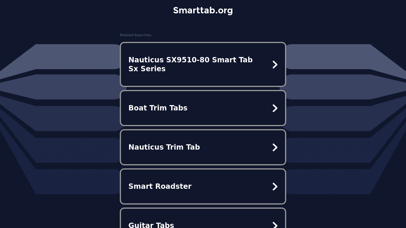 SmartTab Landing page