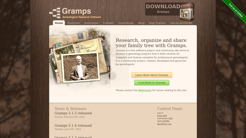 Gramps Landing Page