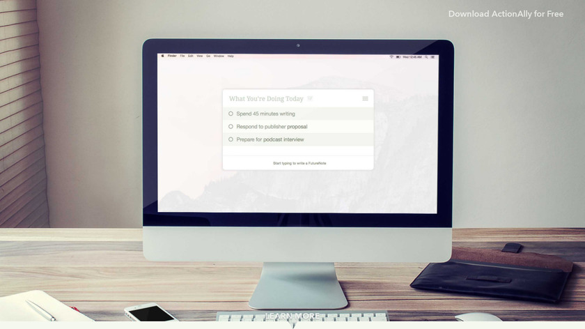 ActionAlly Landing Page