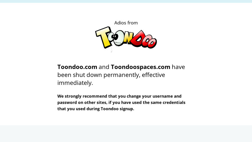 ToonDoo Landing Page