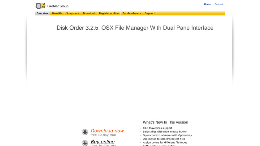 likemac.ru Disk Order Landing Page