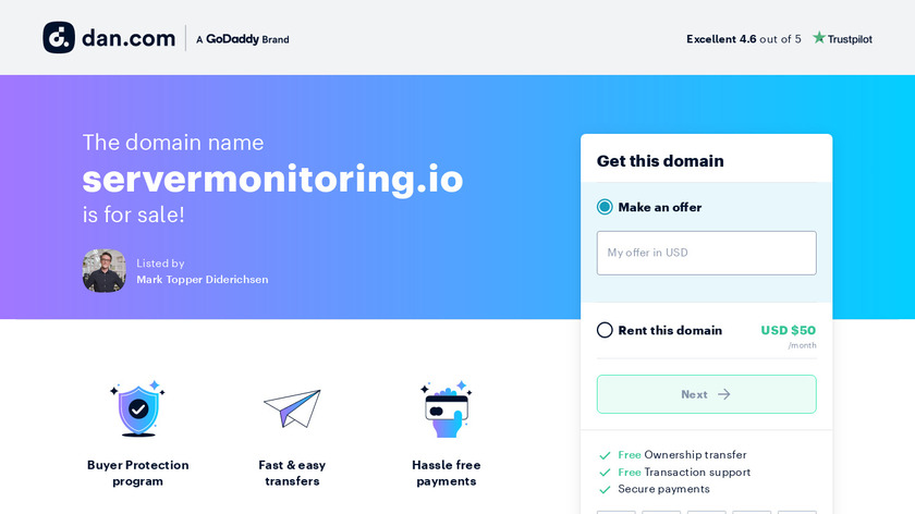 Server Monitoring Landing Page