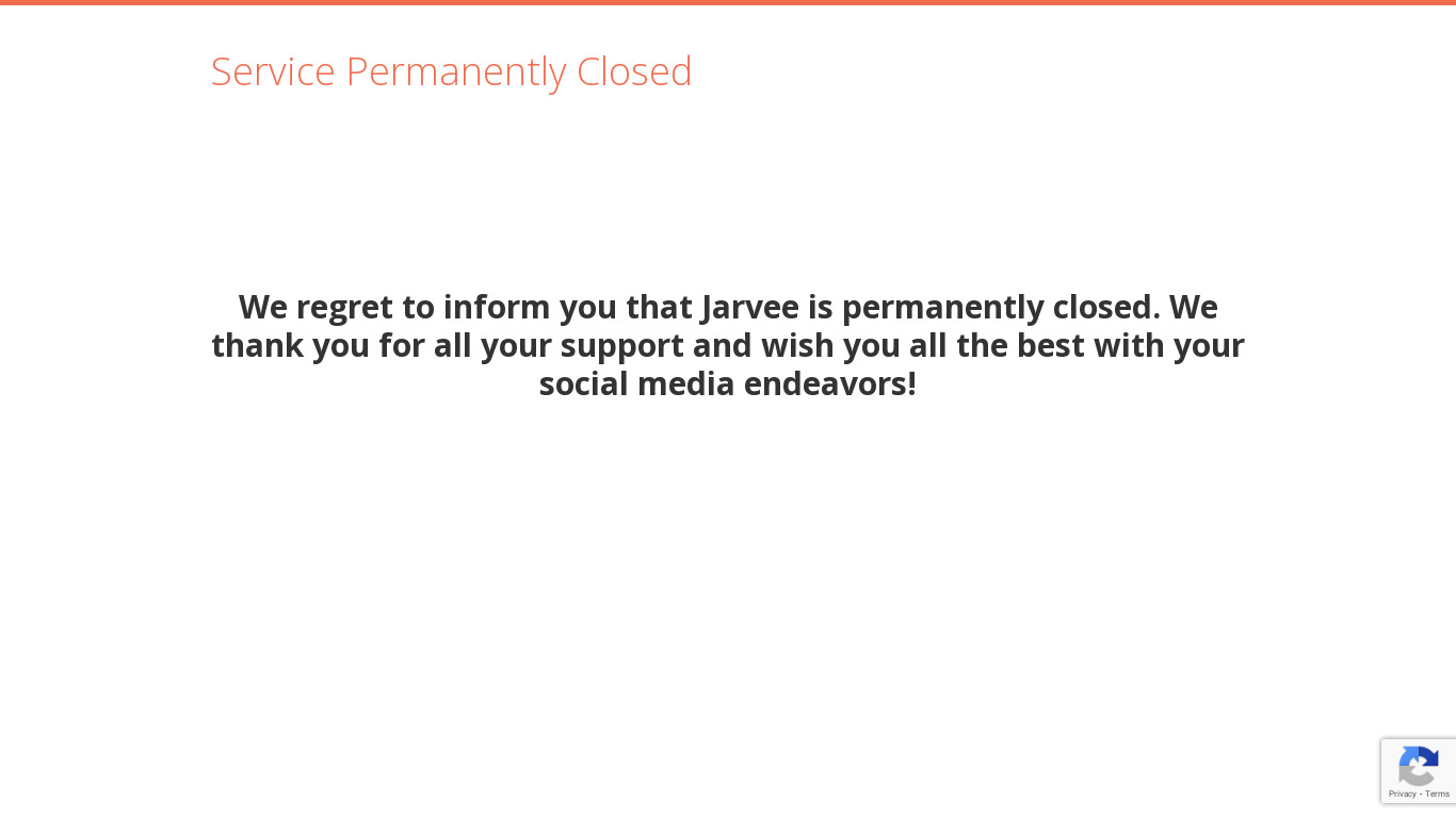 JARVEE Landing page