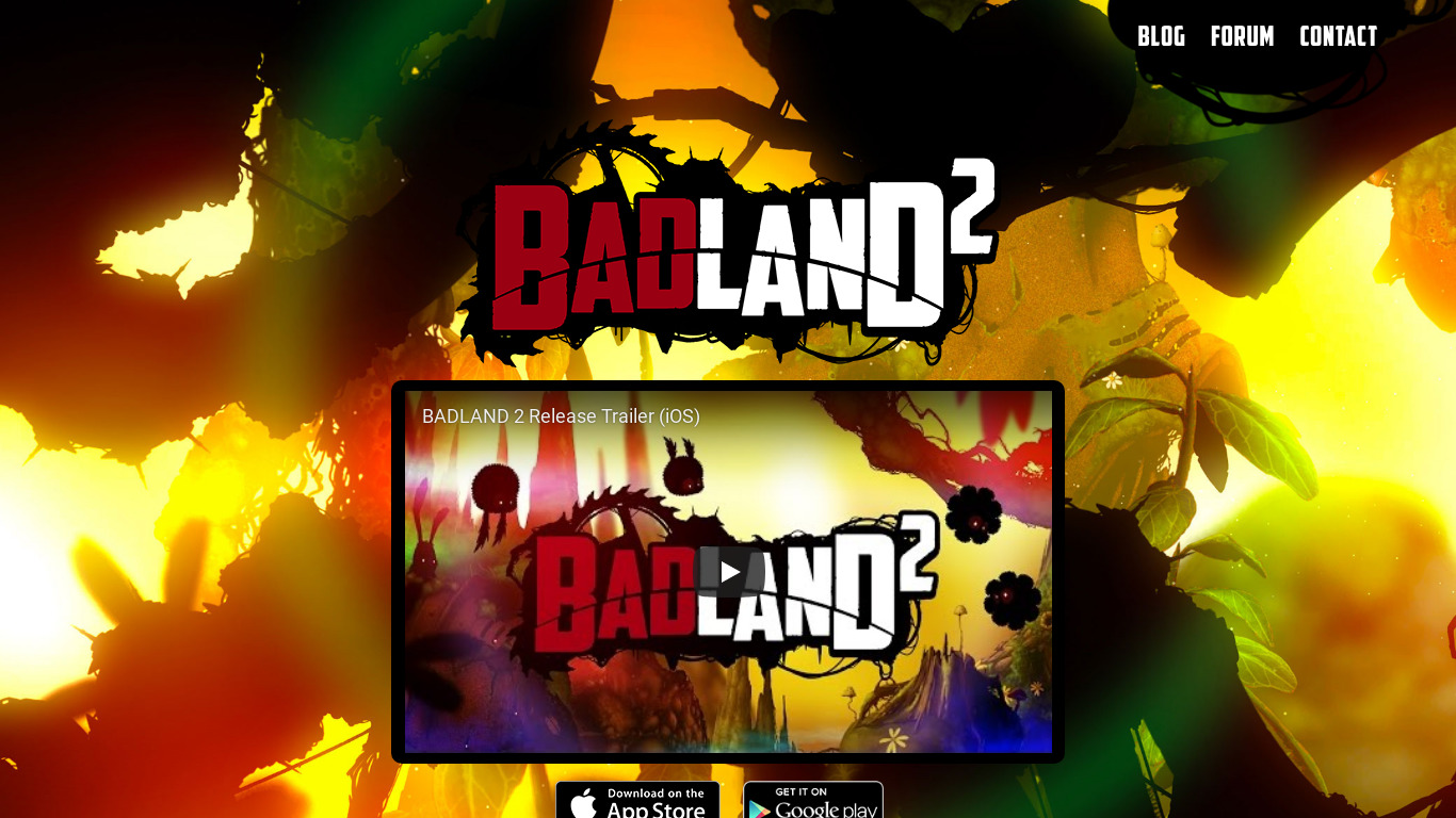 Badland Landing page