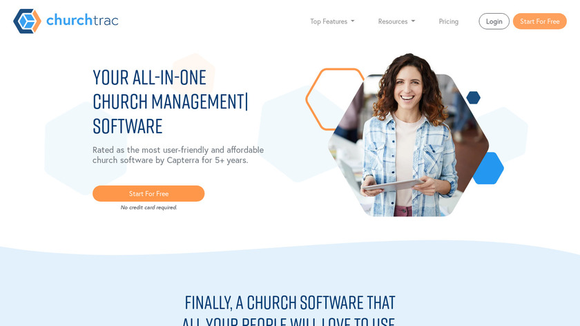 ChurchTrac Landing Page
