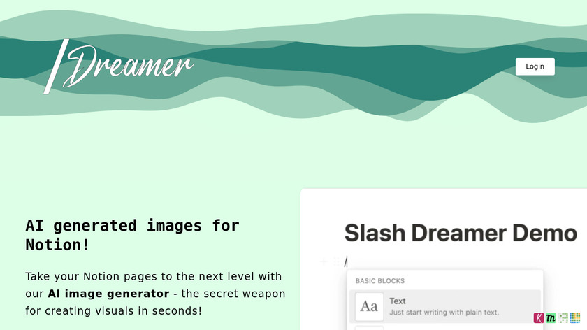 SlashDreamer Landing Page