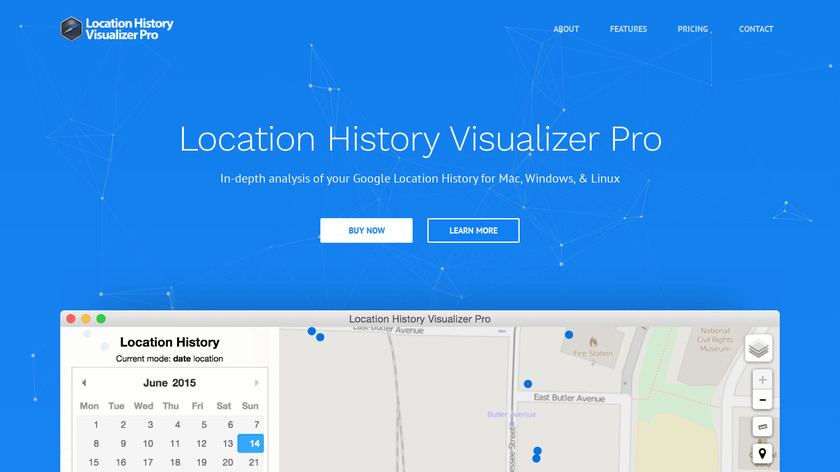 Location History Visualizer Pro Landing Page