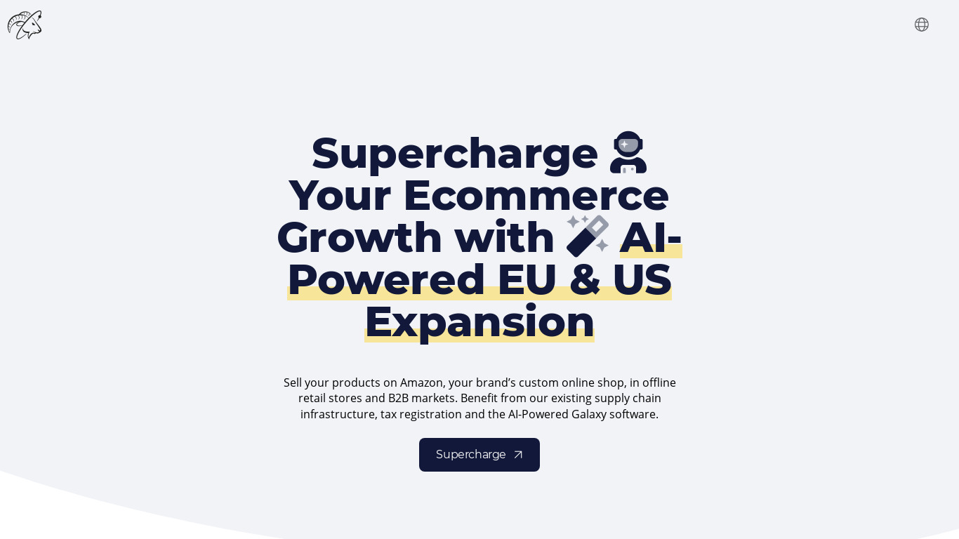 Galaxy by SPACEGOATS Landing page