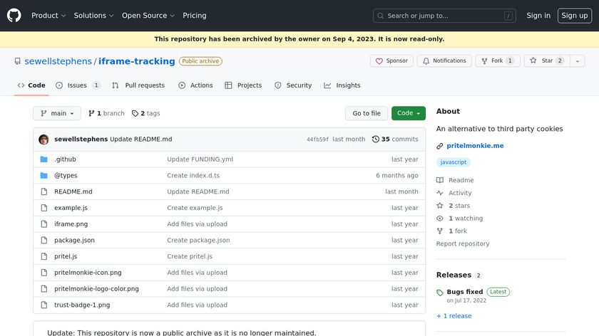 Pritelmonkey Landing Page
