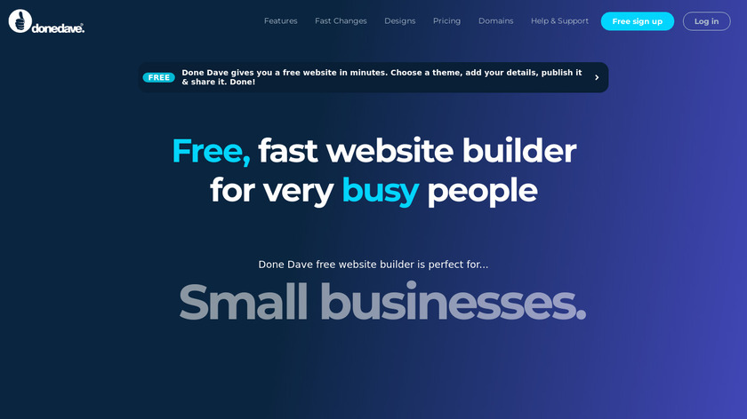 Done Dave Landing Page