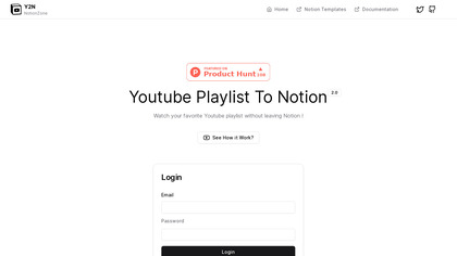 Youtube Playlist To Notion image