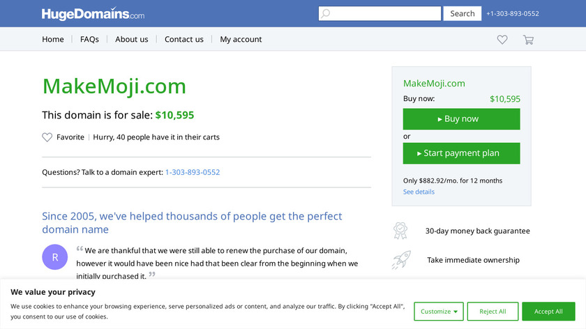 Makemoji Landing Page