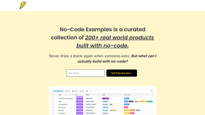 No-Code Examples screenshot