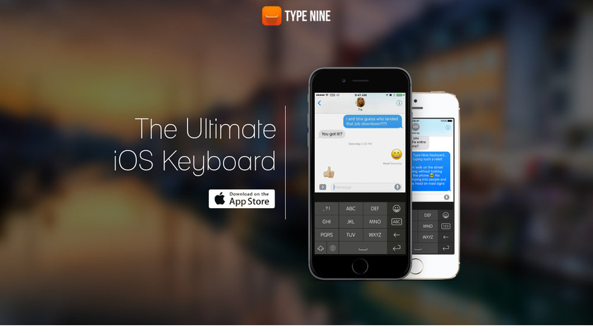 Type Nine Landing Page