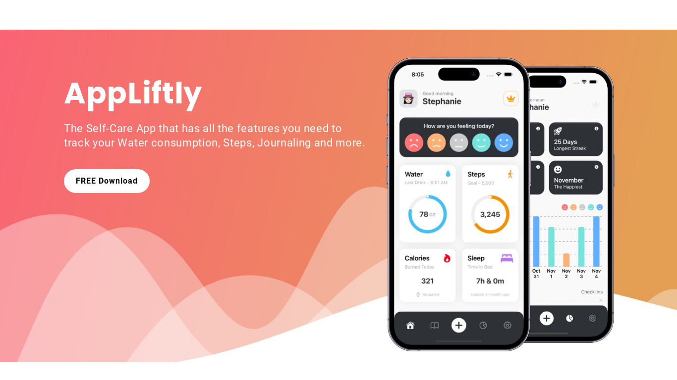 AppLiftly Landing page
