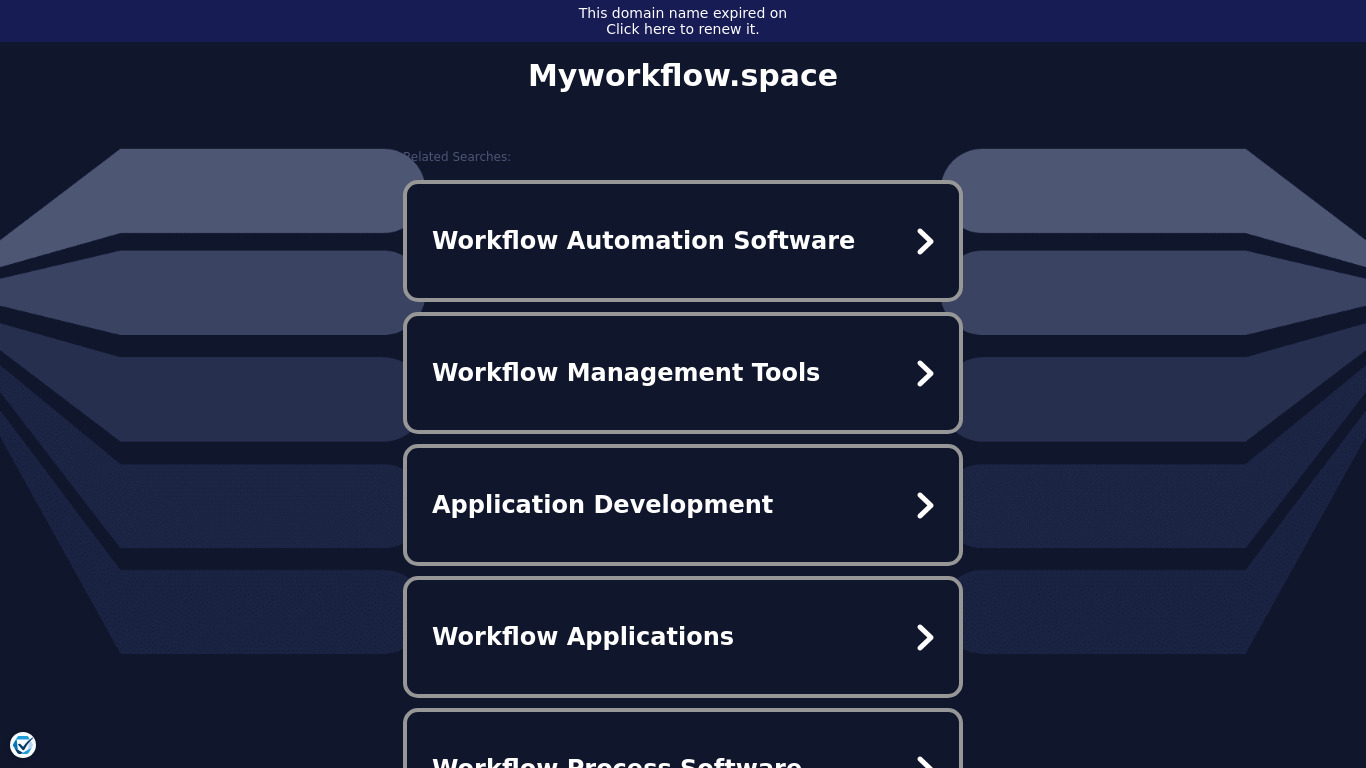 my workflow Landing page