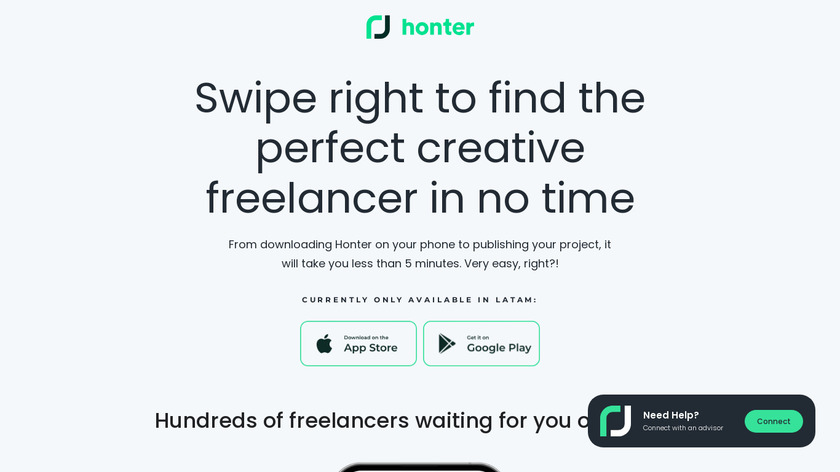 Honter Landing Page