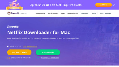 StreamFab Netflix Downloader image
