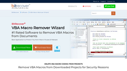BitRecover VBA Macro Password Remover image