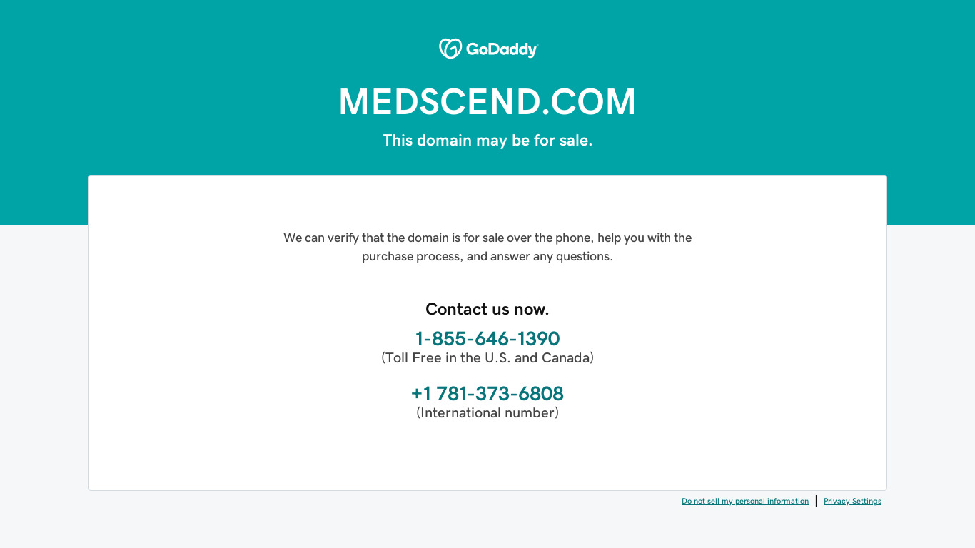 MedCenter Landing page