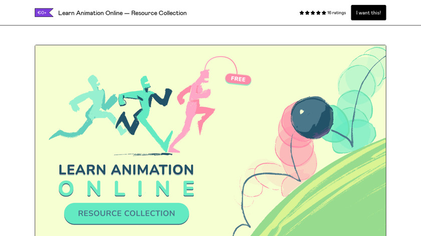 Learn Animation Online - Resources Landing Page